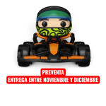 FUNKO POP RIDES F1 MCLAREN NORRIS CON COCHE 
